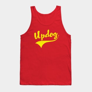 Funny Throwback Updog What's Up Dawg? Sporty Vintage Style Tank Top